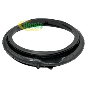 Манжета (резина) люка 0020301453 для стиральной машины Haier (0020301453B) - 2 сквозных трубки